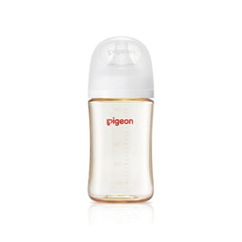 (日本)Pigeon 貝親PPSU寬口母乳實感奶瓶 240ml- 白色
