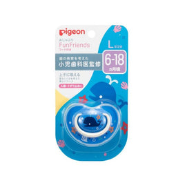 (日本)Pigeon 貝親 鯨魚(L碼)-童趣安撫奶嘴