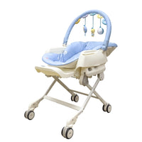 Combi High Chair Joy Marine 餐椅 / 搖椅 (香港版-手動) (前輪2輪轉向)