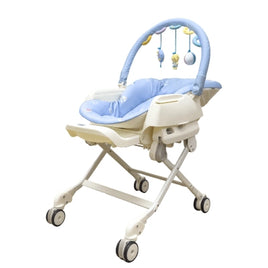 Combi High Chair Joy Marine 餐椅 / 搖椅 (香港版-手動) (前輪2輪轉向)