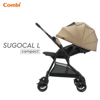 Combi Sugocal L compact 收摺嬰兒車 - 卡其色/黑色(包送貨)