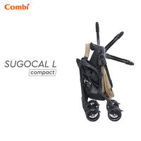 Combi Sugocal L compact 收摺嬰兒車 - 卡其色/黑色(包送貨)