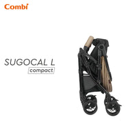Combi Sugocal L compact 收摺嬰兒車 - 卡其色/黑色(包送貨)