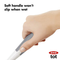 Oxo Tot 奶瓶清潔刷連座 (灰色)