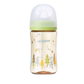 (日本)Pigeon 貝親PPSU奶瓶160ml連母乳實感奶咀-SS碼 (樹)
