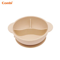 Combi 鉑金矽膠分隔吸盤餐碗 (愛睡熊貓)