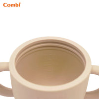 Combi 小熊鉑金矽膠吸管杯