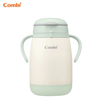 Combi Laku Mug Stainless 370ml 不鏽鋼吸管學習杯 (6個月+) 三色可選
