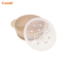 Combi 鉑金矽膠分隔吸盤餐碗 (愛睡熊貓)