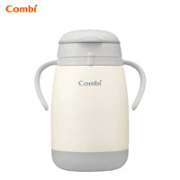 Combi Laku Mug Stainless 370ml 不鏽鋼吸管學習杯 (6個月+) 三色可選