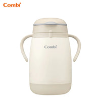Combi Laku Mug Stainless 370ml 不鏽鋼吸管學習杯 (6個月+) 三色可選
