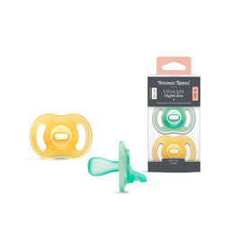 (英國)Tommee Tippee 0-6個月/ 6-18個月 夜光Ultra Light 超輕矽膠安撫奶嘴 (2個裝)