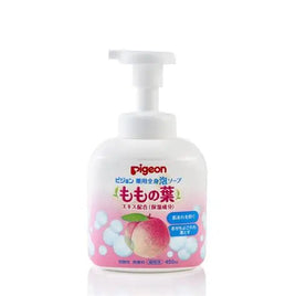(日本)Pigeon 貝親 桃葉保濕泡沫沐浴露450ml (0M+)