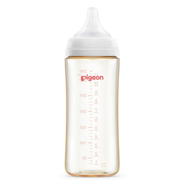 (日本)Pigeon 貝親PPSU寬口母乳實感奶瓶 330ml- 白色