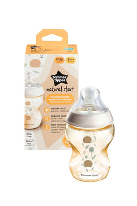 (英國)Tommee Tippee - Natural Start 260ml PPSU 印花奶瓶