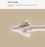 (台灣)小獅王辛巴SIMBA-超柔無垢白金矽膠奶嘴刷-小麥
