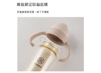 (台灣)小獅王辛巴SIMBA-蘊蜜寬口防漏滑蓋吸管組 -2入