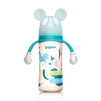 Pigeon貝親-迪士尼米奇PPSU寬口奶瓶(LL) - 330ml(歡快筆觸) 9m+