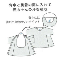日本西松屋系列 | 嬰兒吸汗巾 4枚組 (海洋款)