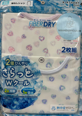 日本BIRTHDAY PLUS+ FIBERDRY 背心 2枚組 (日本直送)