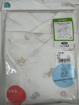 西松屋 嬰兒和尚袍2件裝 (日本製)