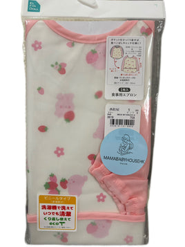 日本西松屋系列 |有袖用餐圍裙 (草莓)