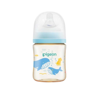 (日本)Pigeon 貝親PPSU奶瓶160ml連母乳實感奶咀-SS碼 (海洋)