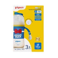 Pigeon貝親-迪士尼唐老鴨PPSU寬口奶瓶(M) - 240ml(經典唐老鴨) 3m+