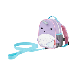 Skip Hop可愛動物園小童背包(附安全帶)-獨角鯨
