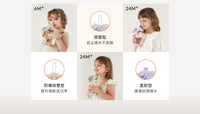 (台灣)小獅王辛巴SIMBA-鉑金PPSU兒童吸管學習水杯300ml-小熊